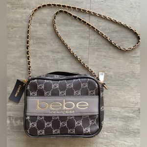 CLOSE OUT SALE!! NWT Bebe Serena Monogram Camera Crossbody
